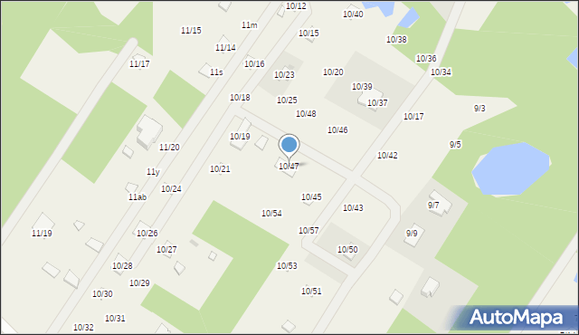 Matyldów, Matyldów, 10/47, mapa Matyldów