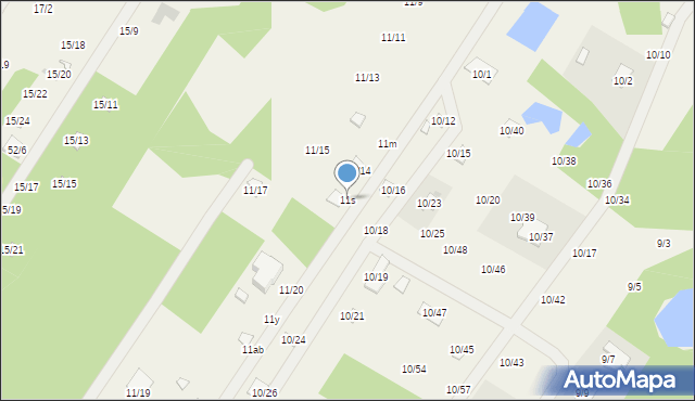Matyldów, Matyldów, 11s, mapa Matyldów