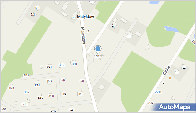 Matyldów, Matyldów, 2/1, mapa Matyldów