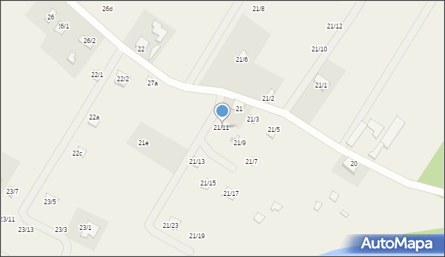 Matyldów, Matyldów, 21/11, mapa Matyldów