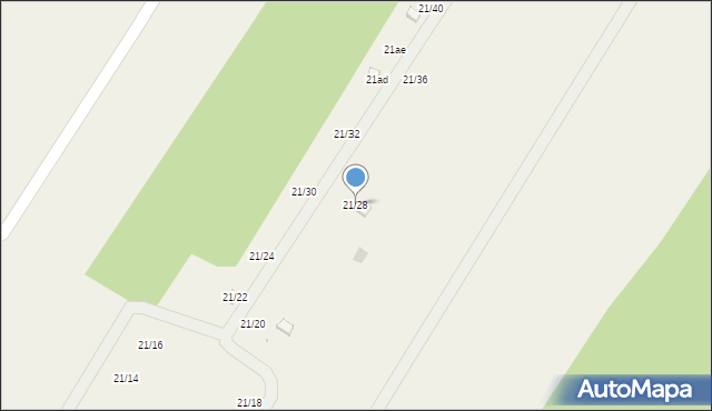 Matyldów, Matyldów, 21/28, mapa Matyldów