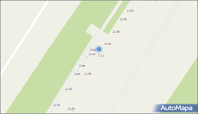 Matyldów, Matyldów, 21/42, mapa Matyldów