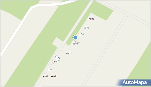 Matyldów, Matyldów, 21al, mapa Matyldów