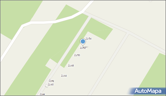 Matyldów, Matyldów, 21an, mapa Matyldów