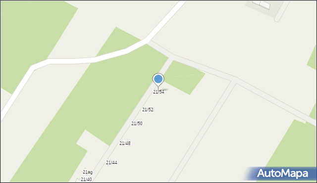 Matyldów, Matyldów, 21ap, mapa Matyldów