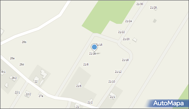 Matyldów, Matyldów, 21h, mapa Matyldów