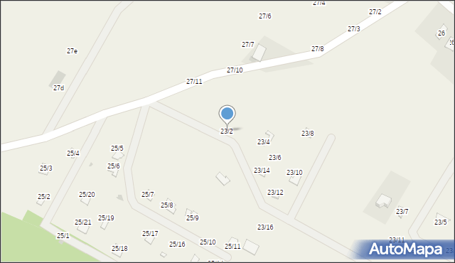 Matyldów, Matyldów, 23/2, mapa Matyldów