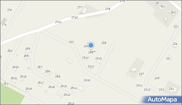 Matyldów, Matyldów, 23/6, mapa Matyldów