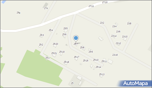 Matyldów, Matyldów, 25/7, mapa Matyldów