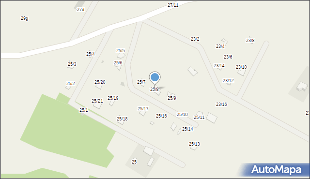 Matyldów, Matyldów, 25/8, mapa Matyldów