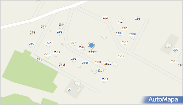 Matyldów, Matyldów, 25/9, mapa Matyldów