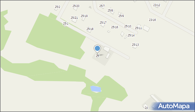 Matyldów, Matyldów, 25, mapa Matyldów