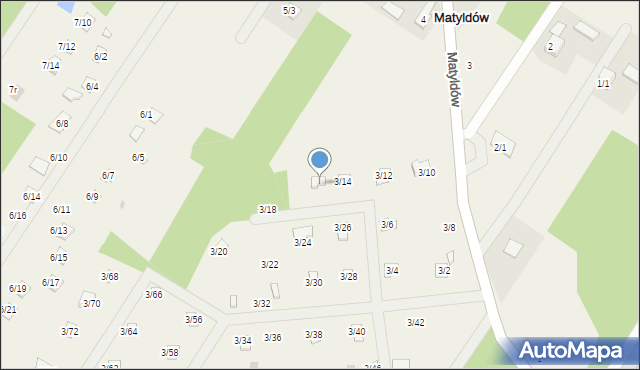 Matyldów, Matyldów, 3/16, mapa Matyldów