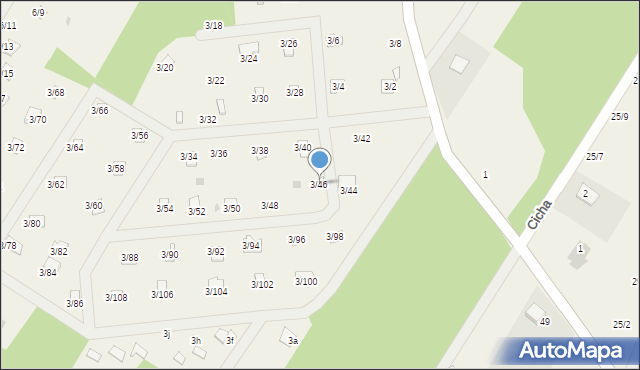 Matyldów, Matyldów, 3/46, mapa Matyldów