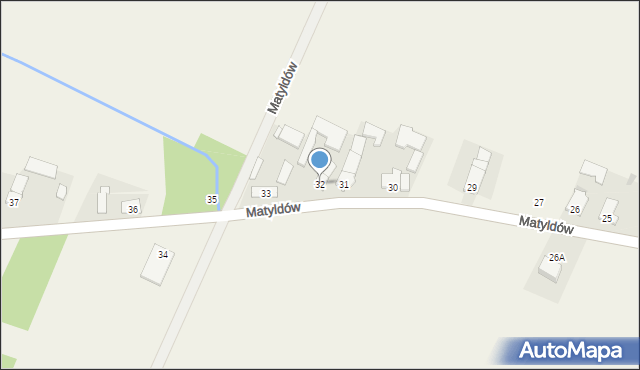 Matyldów, Matyldów, 32, mapa Matyldów