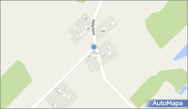 Matyniów, Matyniów, 11, mapa Matyniów