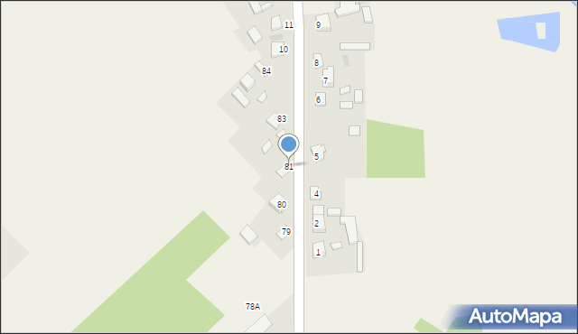 Matyniów, Matyniów, 81, mapa Matyniów