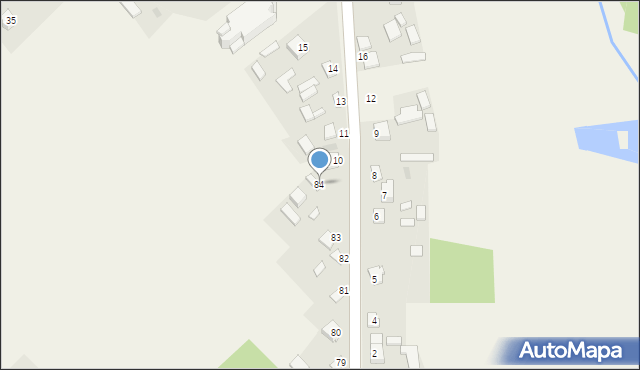 Matyniów, Matyniów, 84, mapa Matyniów