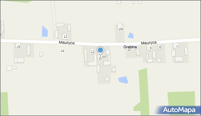 Mauryca, Mauryca, 11, mapa Mauryca