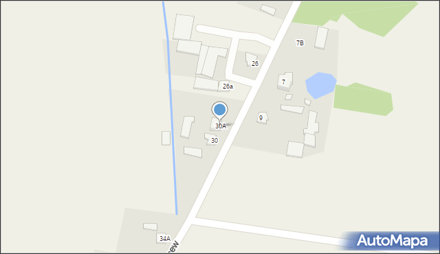 Maurycew, Maurycew, 30A, mapa Maurycew