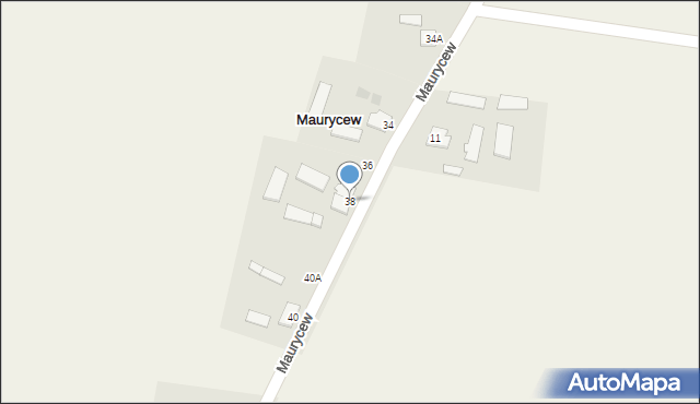 Maurycew, Maurycew, 38, mapa Maurycew
