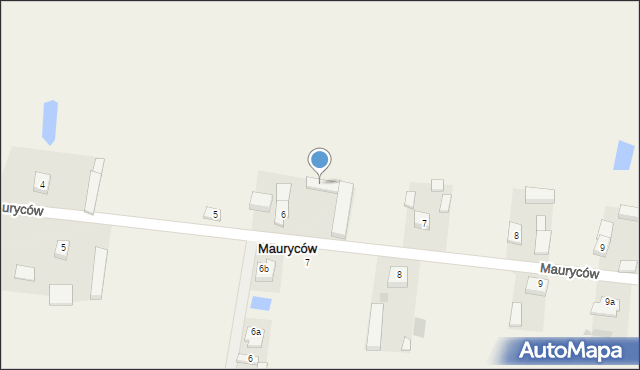 Mauryców, Mauryców, 6a, mapa Mauryców