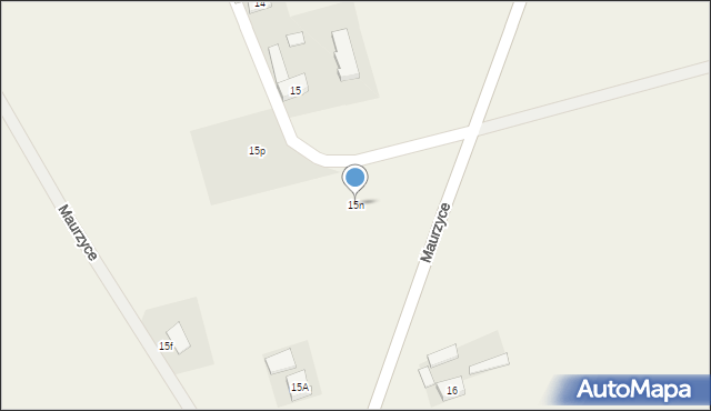 Maurzyce, Maurzyce, 15n, mapa Maurzyce