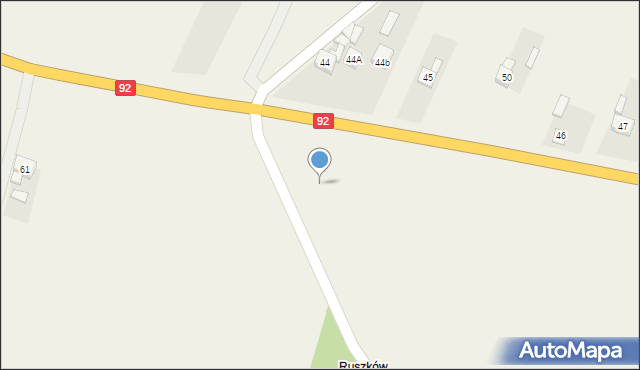 Maurzyce, Maurzyce, 55c, mapa Maurzyce