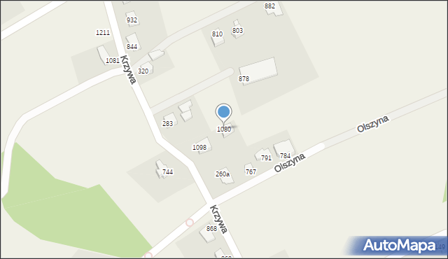 Mazańcowice, Mazańcowice, 1080, mapa Mazańcowice