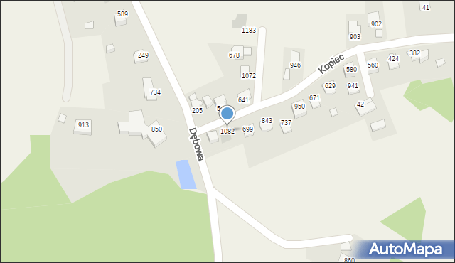 Mazańcowice, Mazańcowice, 1082, mapa Mazańcowice