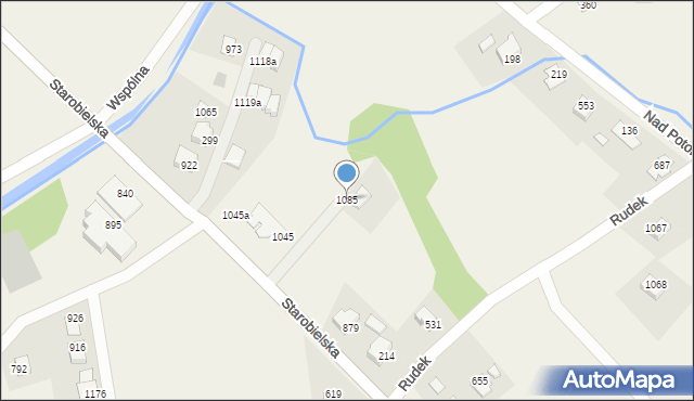 Mazańcowice, Mazańcowice, 1085, mapa Mazańcowice
