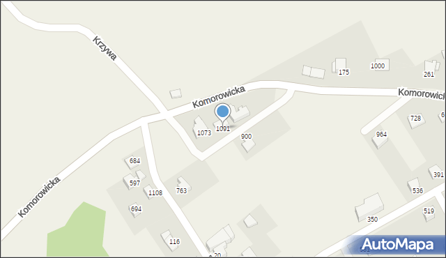 Mazańcowice, Mazańcowice, 1091, mapa Mazańcowice