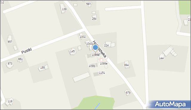Mazańcowice, Mazańcowice, 1099a, mapa Mazańcowice