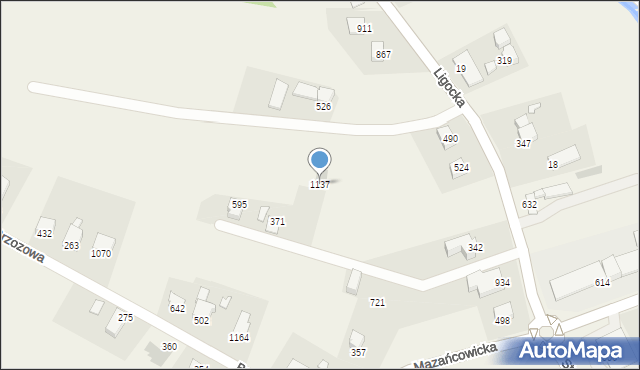 Mazańcowice, Mazańcowice, 1137, mapa Mazańcowice