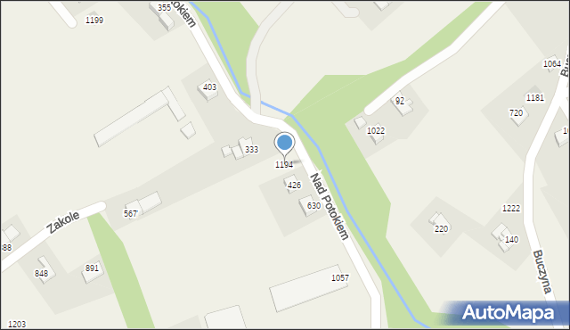 Mazańcowice, Mazańcowice, 1194, mapa Mazańcowice