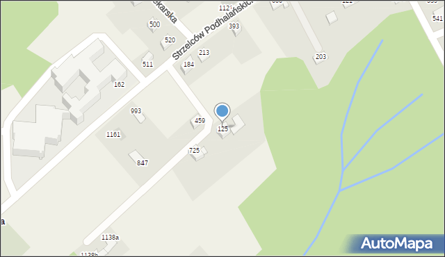 Mazańcowice, Mazańcowice, 125, mapa Mazańcowice