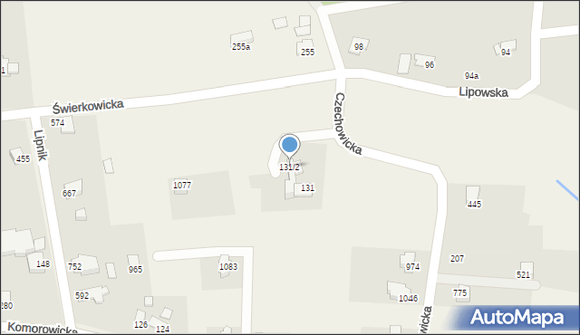 Mazańcowice, Mazańcowice, 131/2, mapa Mazańcowice