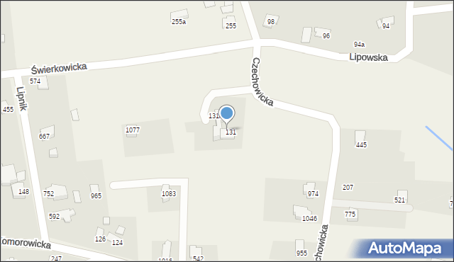 Mazańcowice, Mazańcowice, 131a, mapa Mazańcowice