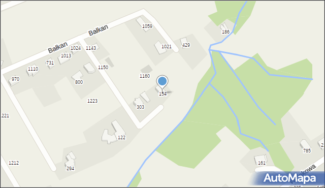 Mazańcowice, Mazańcowice, 154, mapa Mazańcowice