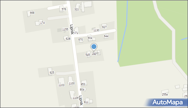 Mazańcowice, Mazańcowice, 242, mapa Mazańcowice