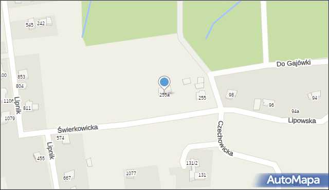 Mazańcowice, Mazańcowice, 255a, mapa Mazańcowice
