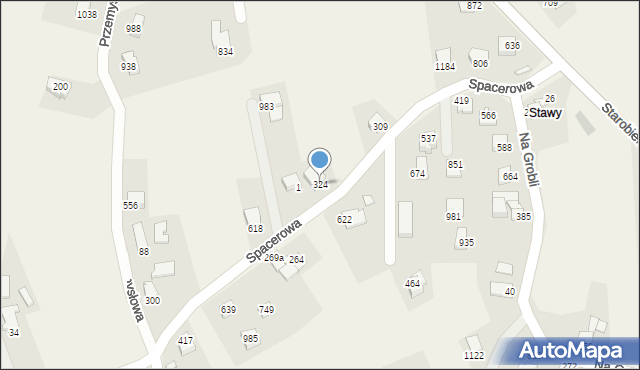 Mazańcowice, Mazańcowice, 324, mapa Mazańcowice