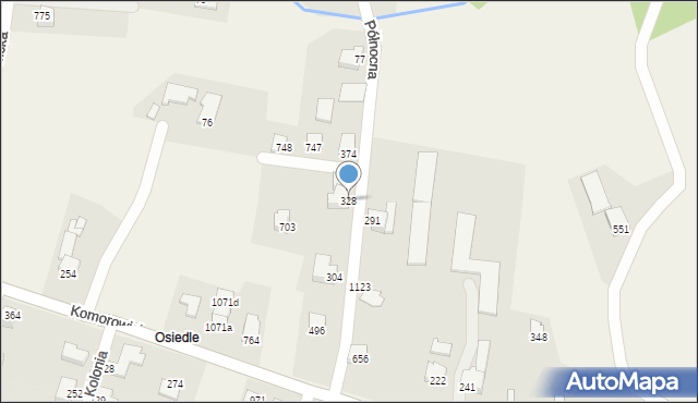 Mazańcowice, Mazańcowice, 328, mapa Mazańcowice