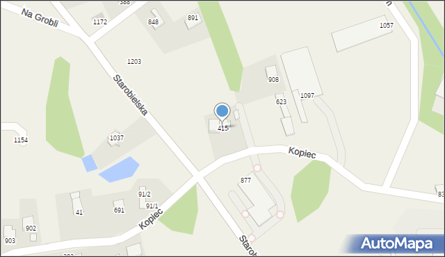 Mazańcowice, Mazańcowice, 415, mapa Mazańcowice