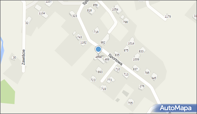 Mazańcowice, Mazańcowice, 469a, mapa Mazańcowice