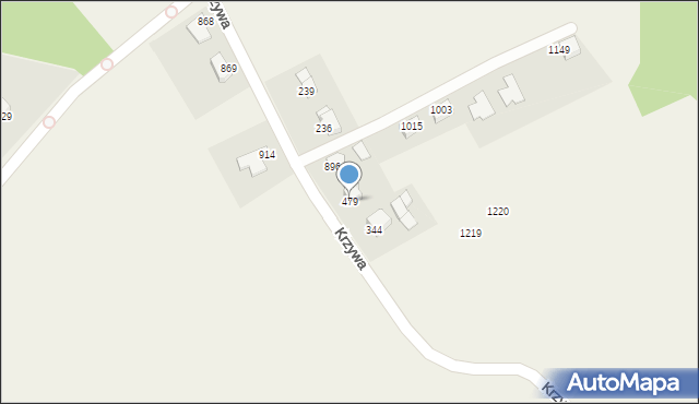 Mazańcowice, Mazańcowice, 479, mapa Mazańcowice