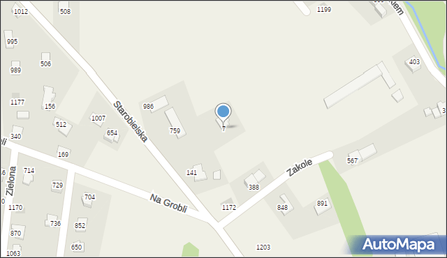 Mazańcowice, Mazańcowice, 7, mapa Mazańcowice