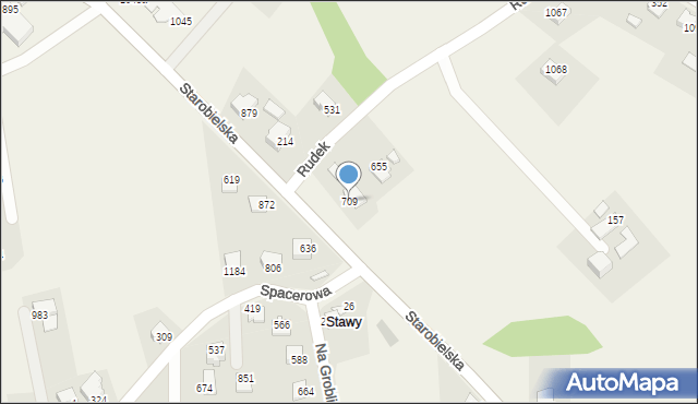Mazańcowice, Mazańcowice, 709, mapa Mazańcowice