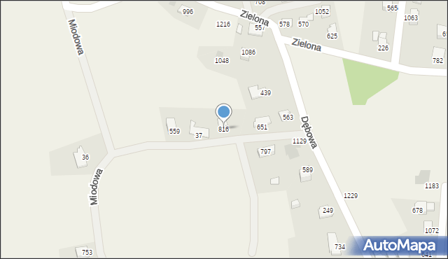 Mazańcowice, Mazańcowice, 816, mapa Mazańcowice