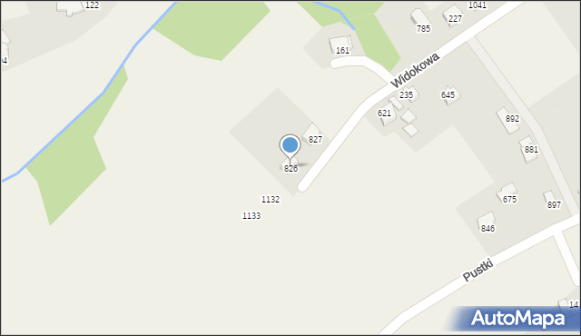 Mazańcowice, Mazańcowice, 826, mapa Mazańcowice
